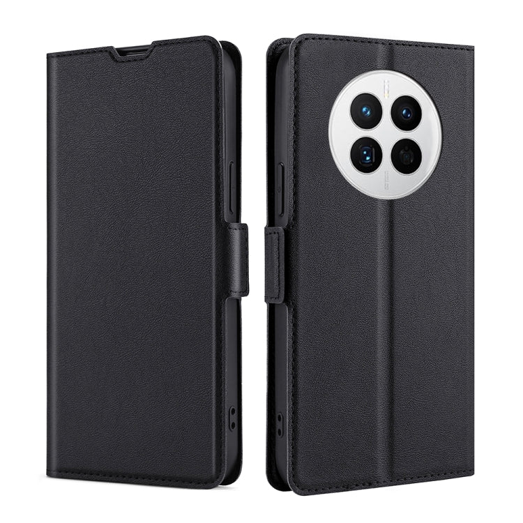 For Huawei Mate 50 Ultra-thin Voltage Side Buckle Horizontal Flip Leather Phone Case