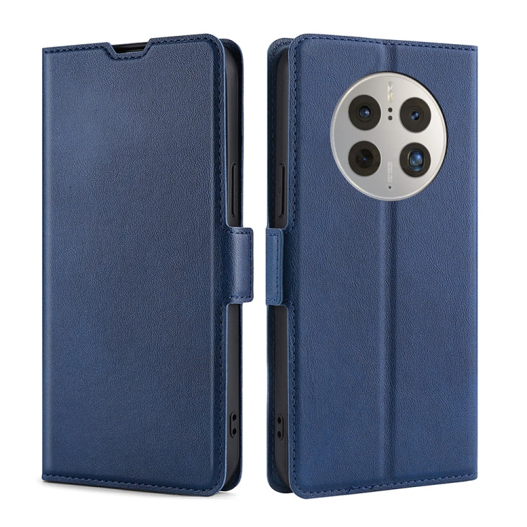 For Huawei Mate 50 Pro Ultra-thin Voltage Side Buckle Horizontal Flip Leather Phone Case