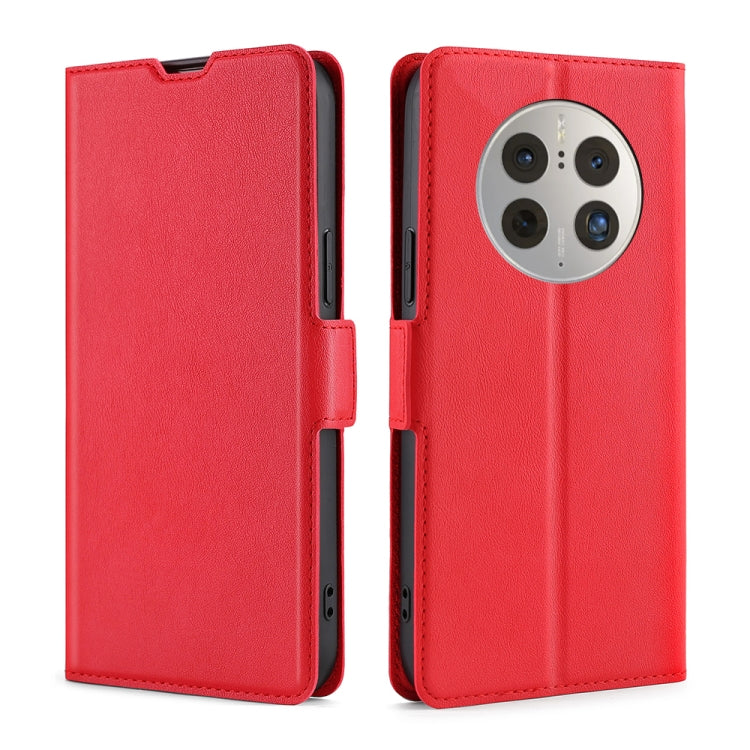 For Huawei Mate 50 Pro Ultra-thin Voltage Side Buckle Horizontal Flip Leather Phone Case