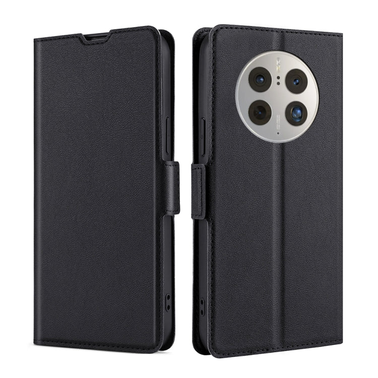 For Huawei Mate 50 Pro Ultra-thin Voltage Side Buckle Horizontal Flip Leather Phone Case