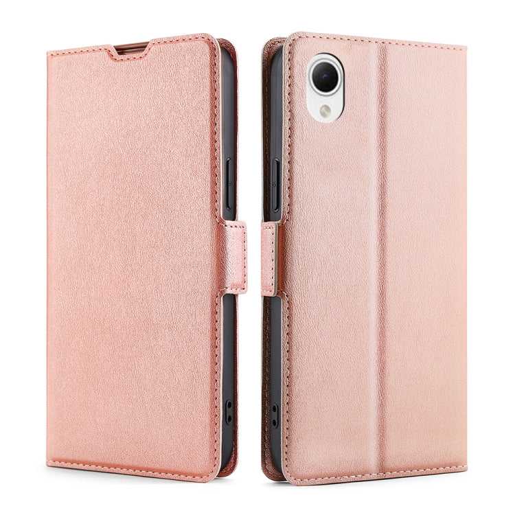 For Samsung Galaxy A23e/A22e Ultra-thin Voltage Side Buckle Horizontal Flip Leather Phone Case