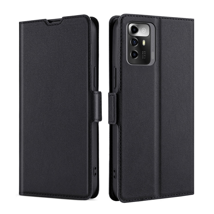 For ZTE Blade A72 5G Ultra-thin Voltage Side Buckle Horizontal Flip Leather Phone Case