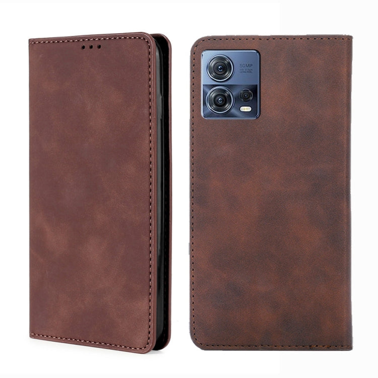 For Motorola Edge S30 Pro 5G/Edge 30 Fusion Skin Feel Magnetic Horizontal Flip Leather Phone Case