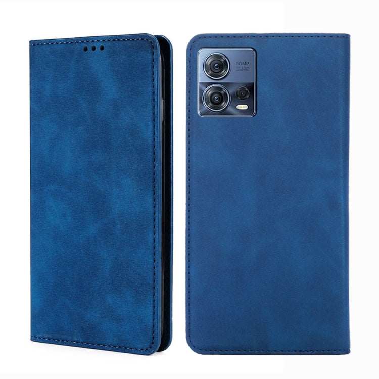 For Motorola Edge S30 Pro 5G/Edge 30 Fusion Skin Feel Magnetic Horizontal Flip Leather Phone Case