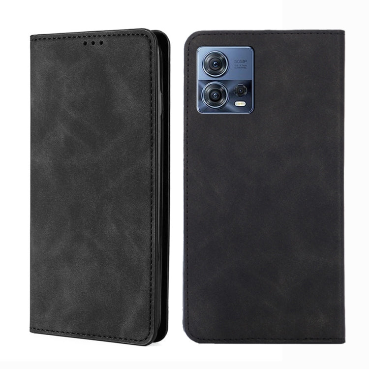 For Motorola Edge S30 Pro 5G/Edge 30 Fusion Skin Feel Magnetic Horizontal Flip Leather Phone Case