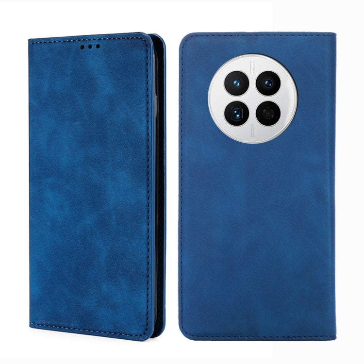 For Huawei Mate 50 Skin Feel Magnetic Horizontal Flip Leather Phone Case
