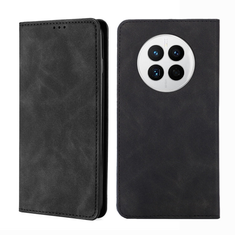 For Huawei Mate 50 Skin Feel Magnetic Horizontal Flip Leather Phone Case