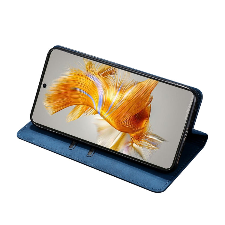 For Huawei Mate 50 Pro Skin Feel Magnetic Horizontal Flip Leather Phone Case