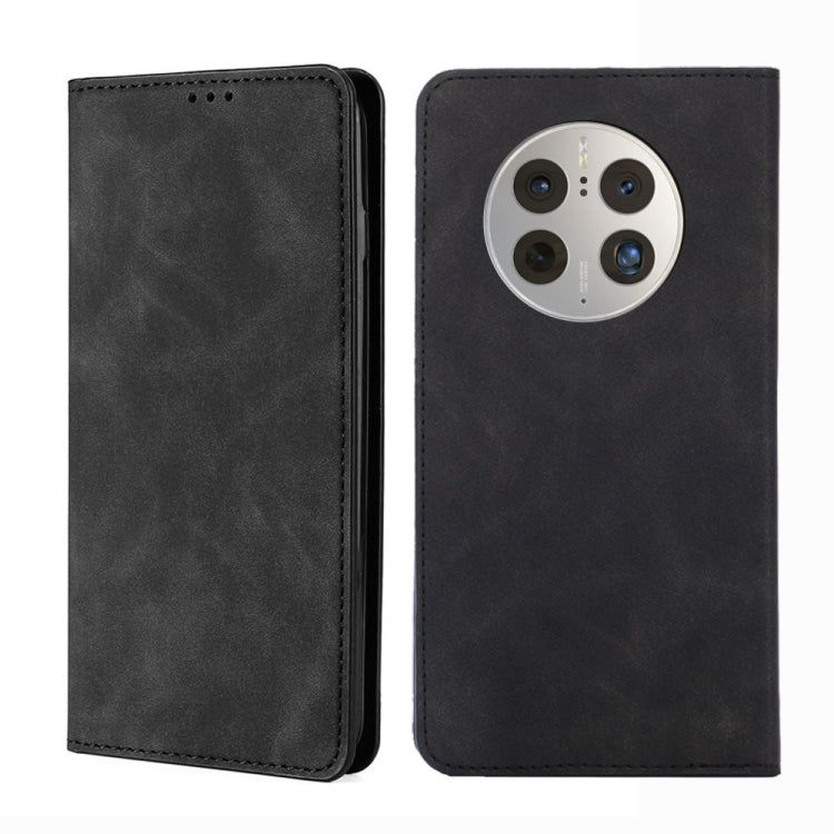 For Huawei Mate 50 Pro Skin Feel Magnetic Horizontal Flip Leather Phone Case