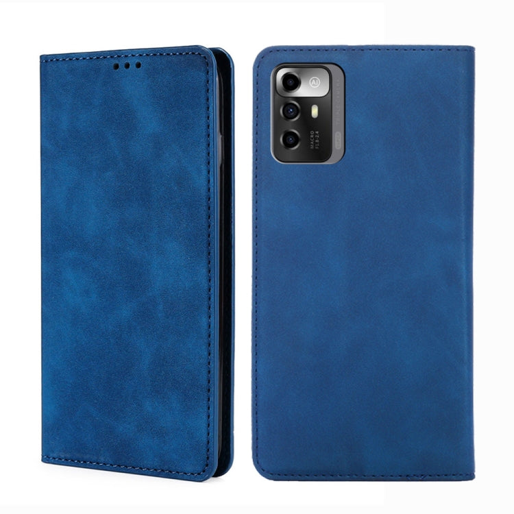 For ZTE Blade A72 5G Skin Feel Magnetic Horizontal Flip Leather Phone Case