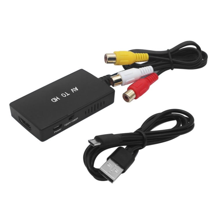 AV to HDTV HD Video Adapter Converter Supports 1080P