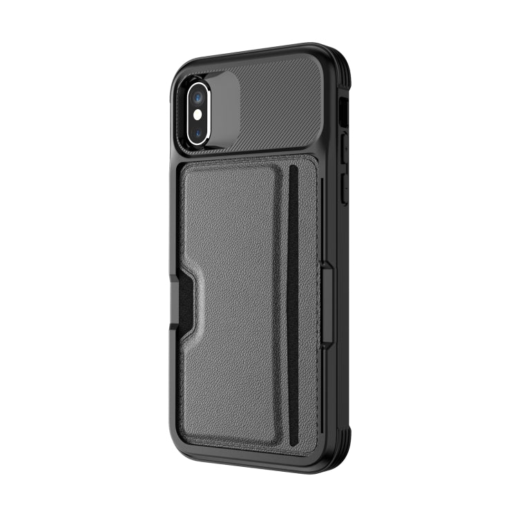For iPhone X / XS ZM02 Card Slot Holder Phone Case
