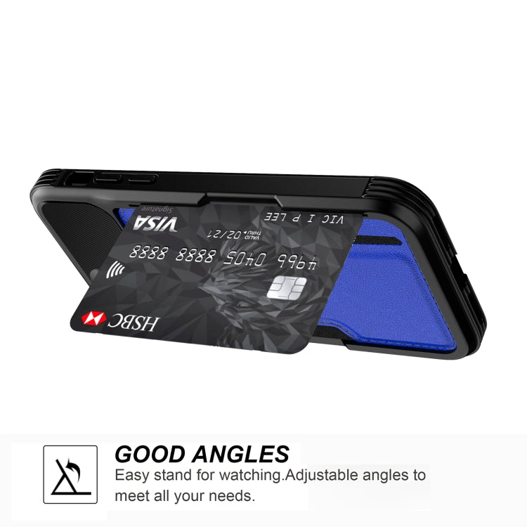 For iPhone X / XS ZM02 Card Slot Holder Phone Case