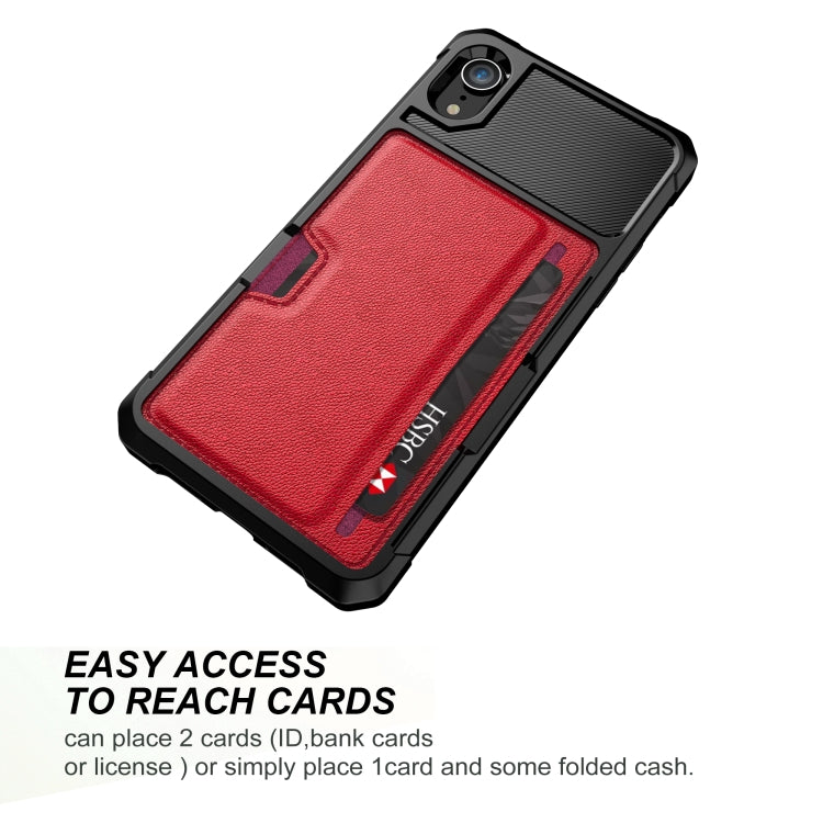 For iPhone XR ZM02 Card Slot Holder Phone Case
