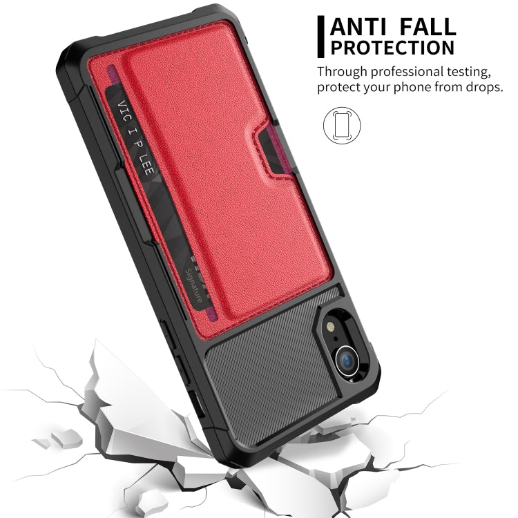 For iPhone XR ZM02 Card Slot Holder Phone Case