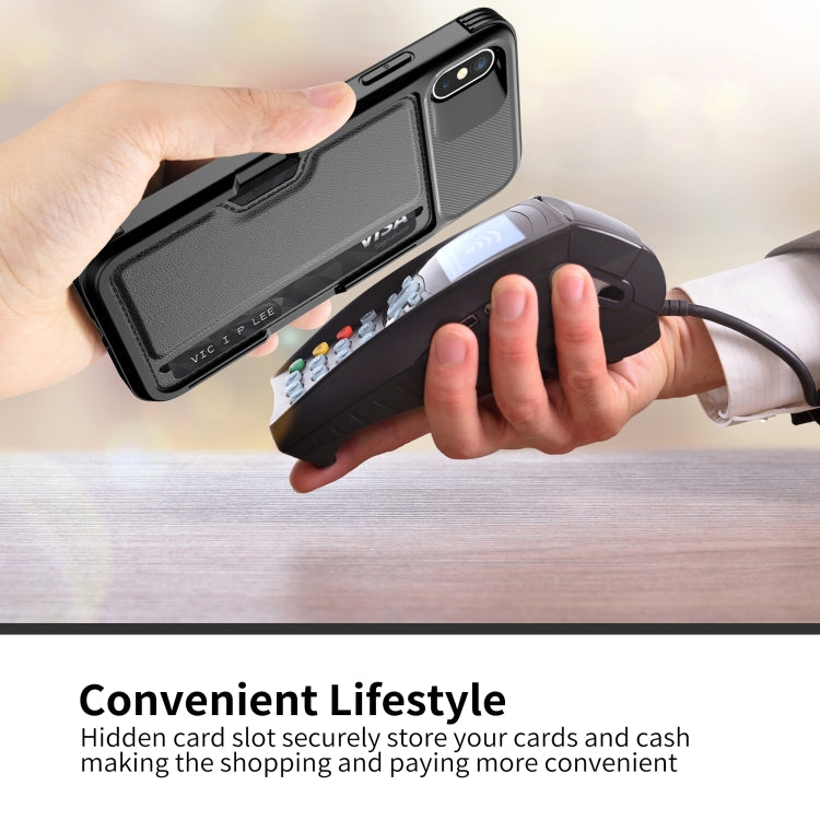 For iPhone XS Max ZM02 Card Slot Holder Phone Case