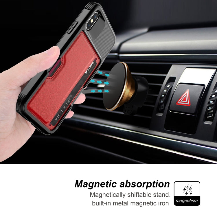 For iPhone XS Max ZM02 Card Slot Holder Phone Case
