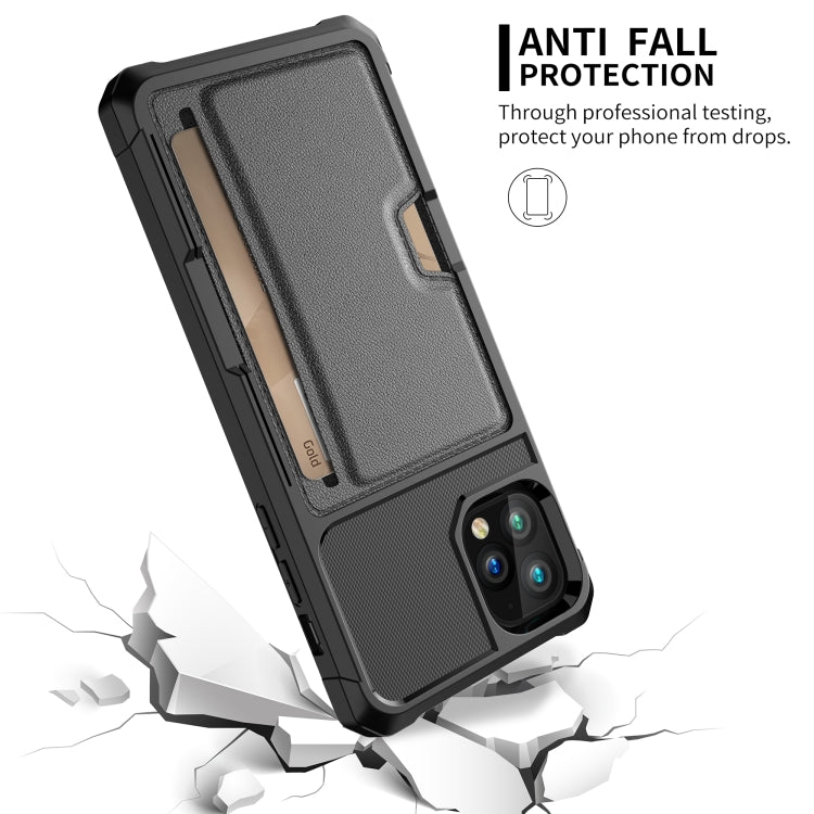For iPhone 11 Pro ZM02 Card Slot Holder Phone Case