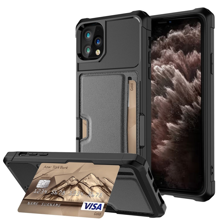 For iPhone 11 Pro Max ZM02 Card Slot Holder Phone Case