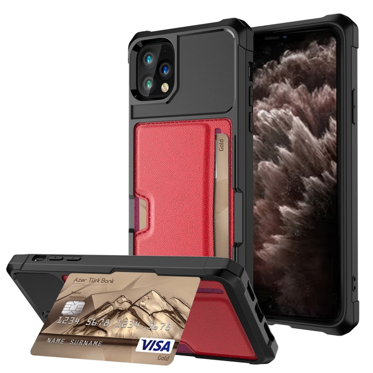 For iPhone 11 Pro Max ZM02 Card Slot Holder Phone Case