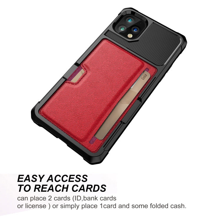 For iPhone 11 Pro Max ZM02 Card Slot Holder Phone Case