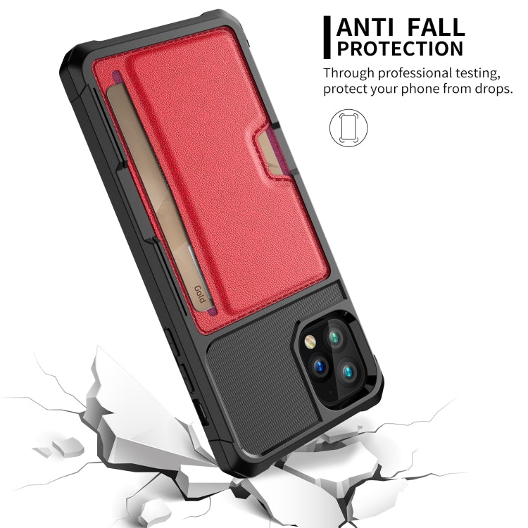 For iPhone 12 Pro ZM02 Card Slot Holder Phone Case