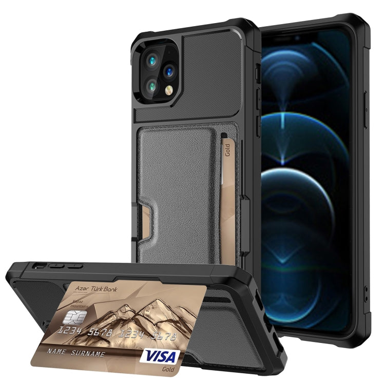 For iPhone 12 Pro Max ZM02 Card Slot Holder Phone Case