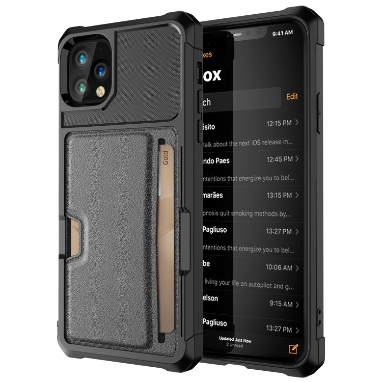 For iPhone 12 Pro Max ZM02 Card Slot Holder Phone Case