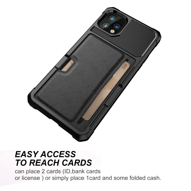 For iPhone 12 Pro Max ZM02 Card Slot Holder Phone Case