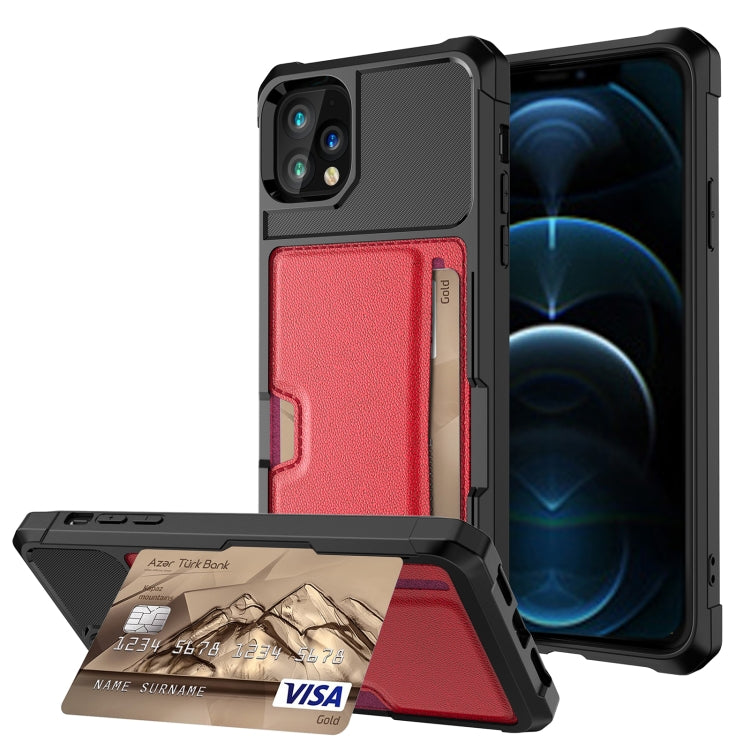 For iPhone 12 Pro Max ZM02 Card Slot Holder Phone Case