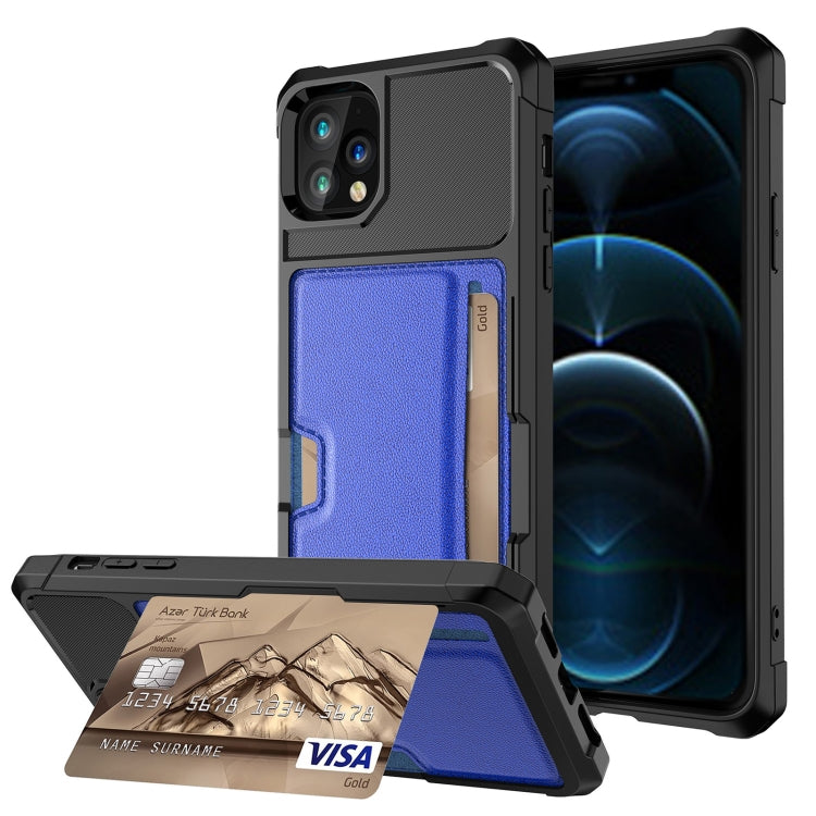 For iPhone 12 Pro Max ZM02 Card Slot Holder Phone Case