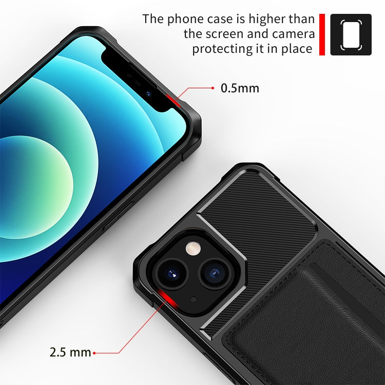 For iPhone 13 mini ZM02 Card Slot Holder Phone Case