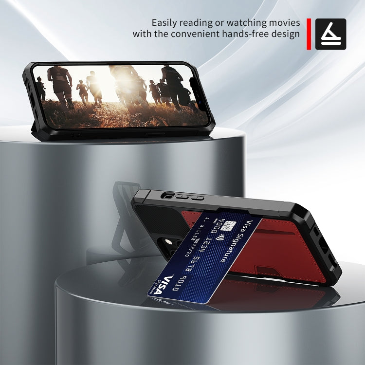 For iPhone 13 mini ZM02 Card Slot Holder Phone Case