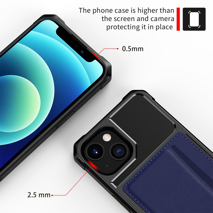 For iPhone 13 mini ZM02 Card Slot Holder Phone Case