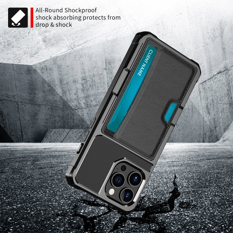 For iPhone 13 Pro ZM02 Card Slot Holder Phone Case