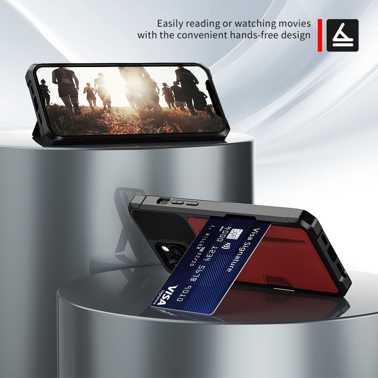 For iPhone 13 Pro ZM02 Card Slot Holder Phone Case