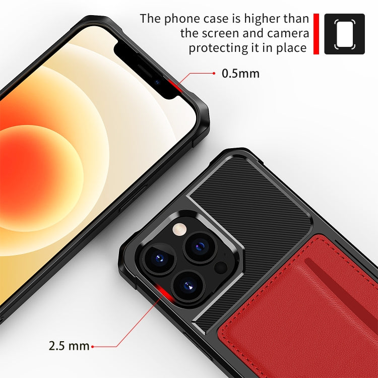 For iPhone 13 Pro ZM02 Card Slot Holder Phone Case