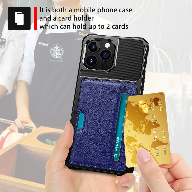 For iPhone 13 Pro ZM02 Card Slot Holder Phone Case