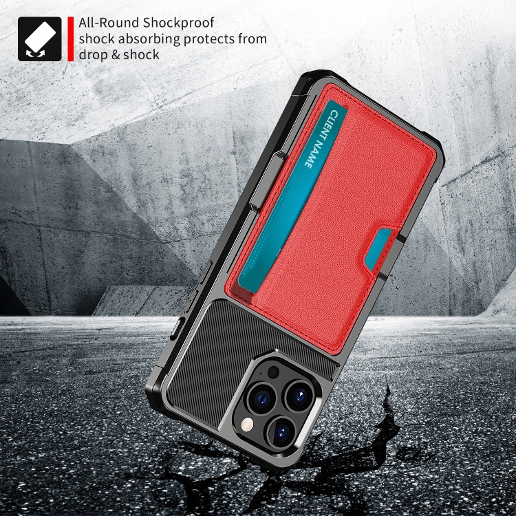 For iPhone 13 Pro Max ZM02 Card Slot Holder Phone Case