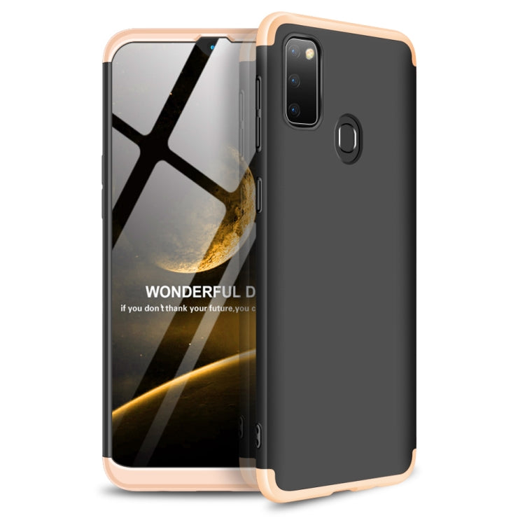For Galaxy M30s GKK Three Stage Splicing Full Coverage PC Case
