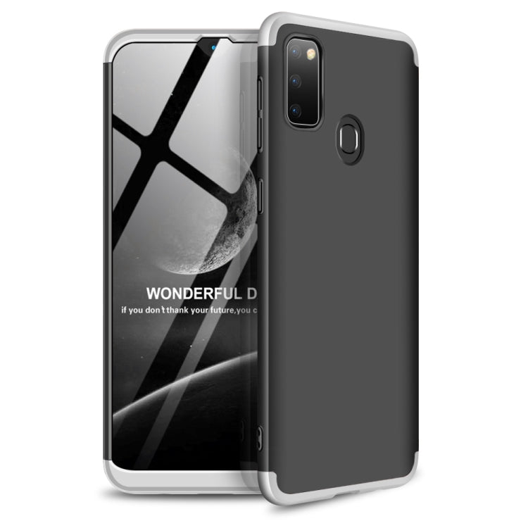 For Galaxy M30s GKK Three Stage Splicing Full Coverage PC Case