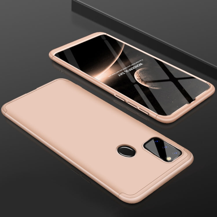 For Galaxy M30s GKK Three Stage Splicing Full Coverage PC Case