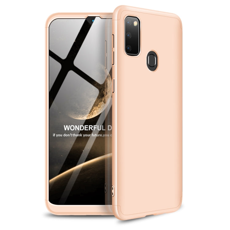 For Galaxy M30s GKK Three Stage Splicing Full Coverage PC Case
