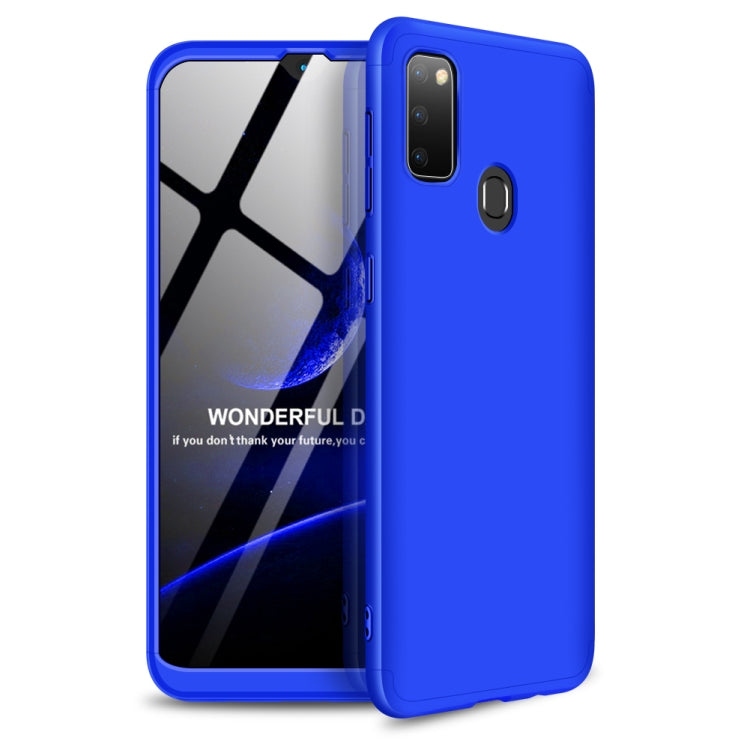 For Galaxy M30s GKK Three Stage Splicing Full Coverage PC Case