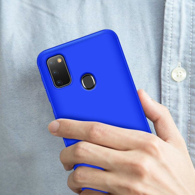 For Galaxy M30s GKK Three Stage Splicing Full Coverage PC Case
