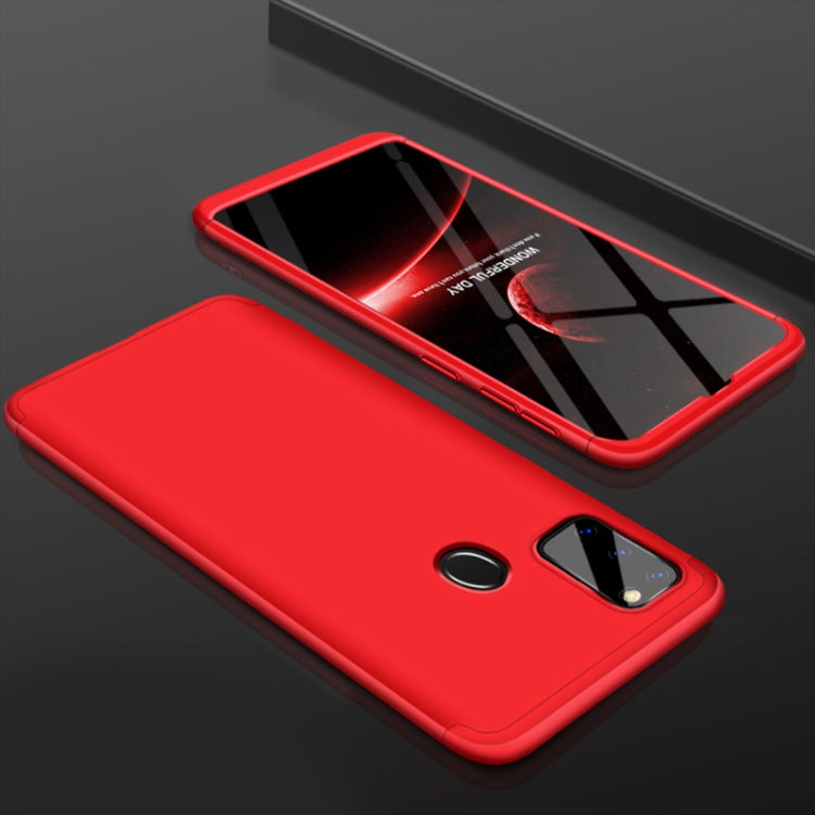 For Galaxy M30s GKK Three Stage Splicing Full Coverage PC Case