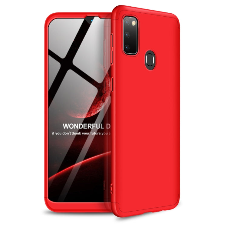 For Galaxy M30s GKK Three Stage Splicing Full Coverage PC Case