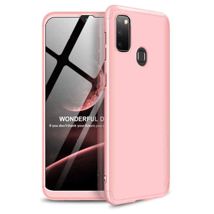 For Galaxy M30s GKK Three Stage Splicing Full Coverage PC Case