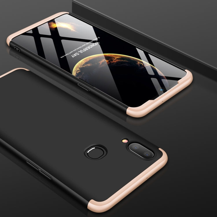 For Galaxy A10s GKK Three Stage Splicing Full Coverage PC Case