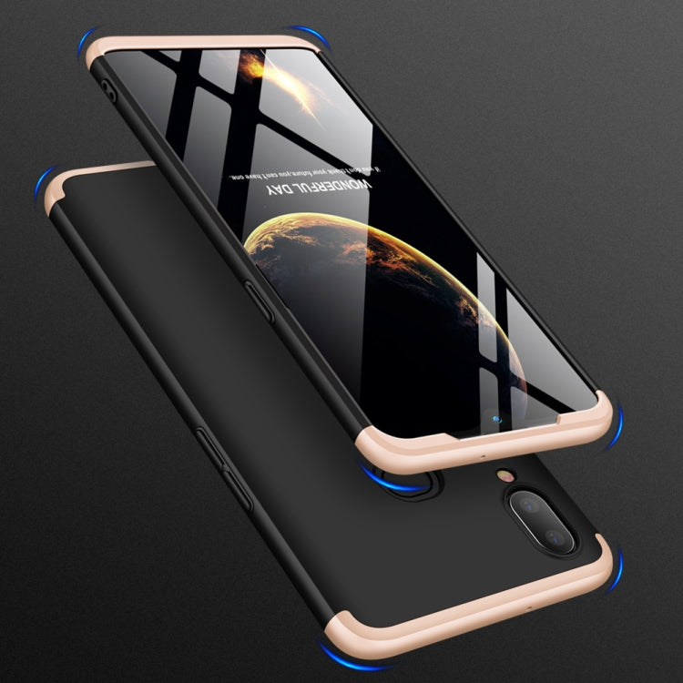 For Galaxy A10s GKK Three Stage Splicing Full Coverage PC Case